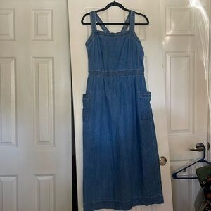 Chambray dress. Madewell